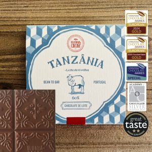 Chocolate de Leite TANZÂNIA Kilombero Valley  60% + Leite de Ovelha