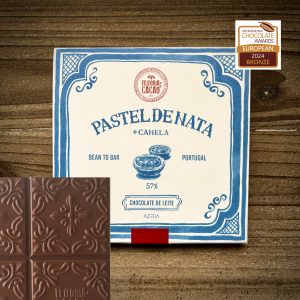 CHOCOLATE DE LEITE 57% + PASTEL DE NATA