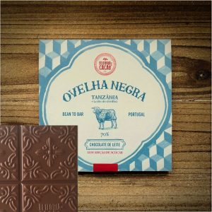 Chocolate de Leite OVELHA NEGRA Tanzânia 70% + Leite de Ovelha - Sem adição de açúcar